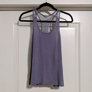 GAP Body gray racer back tank top